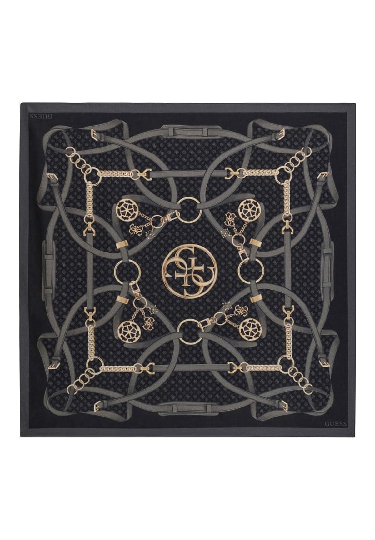 Foulard 120 X 120 Cm Printed AW5679 Black