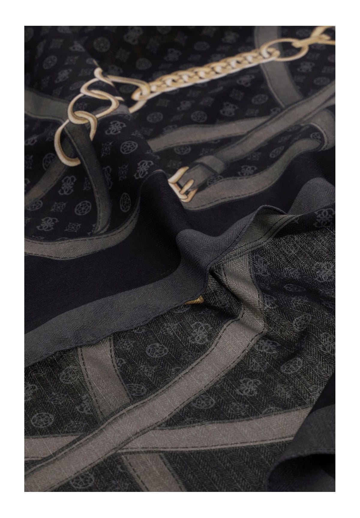Foulard 120 X 120 Cm Printed AW5679 Black