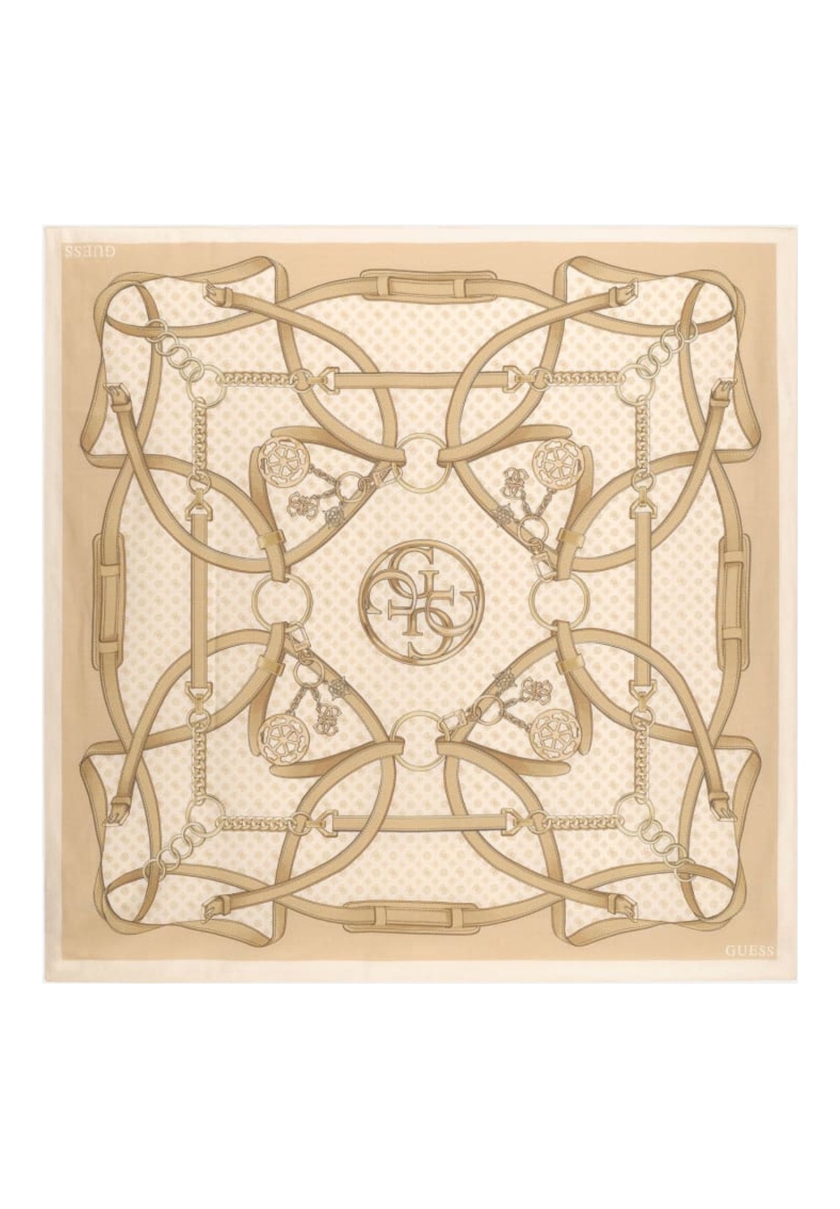 Foulard 120 X 120 Cm Printed AW5679 Bone