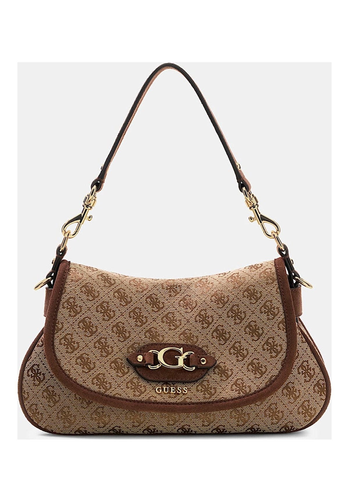 Borsa a Spalla Samantha Girlfriend HWJG23 Latte Logo, Brown