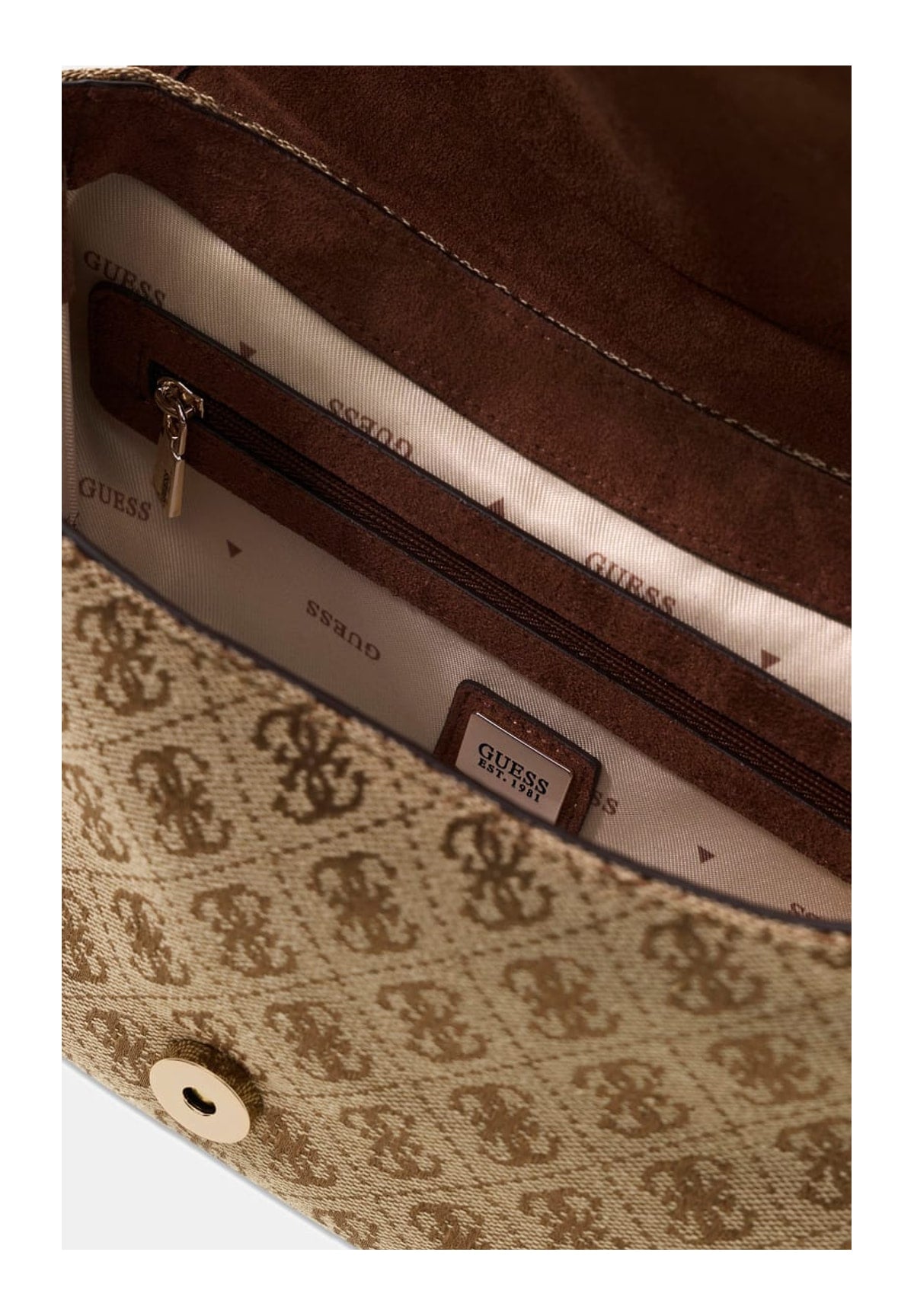 Borsa a Spalla Samantha Girlfriend HWJG23 Latte Logo, Brown