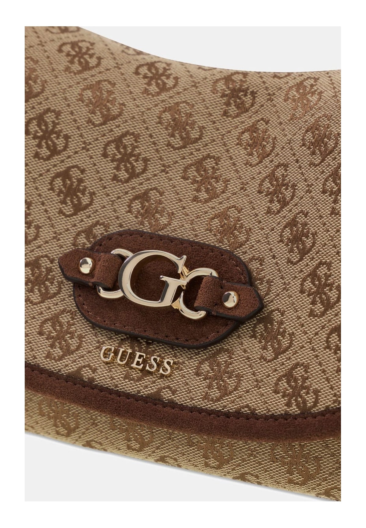 Borsa a Spalla Samantha Girlfriend HWJG23 Latte Logo, Brown