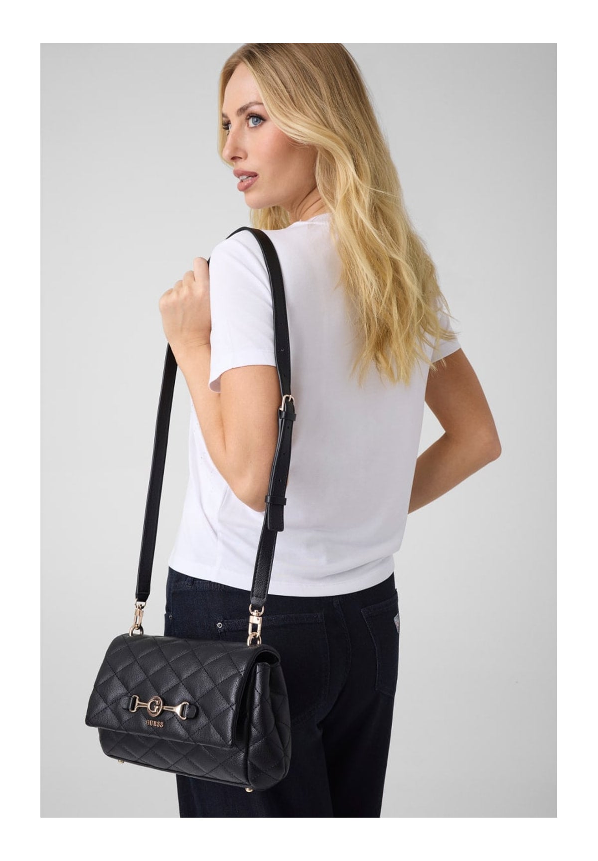 Borsa a Spalla Frances Hobo HWQG22 Black