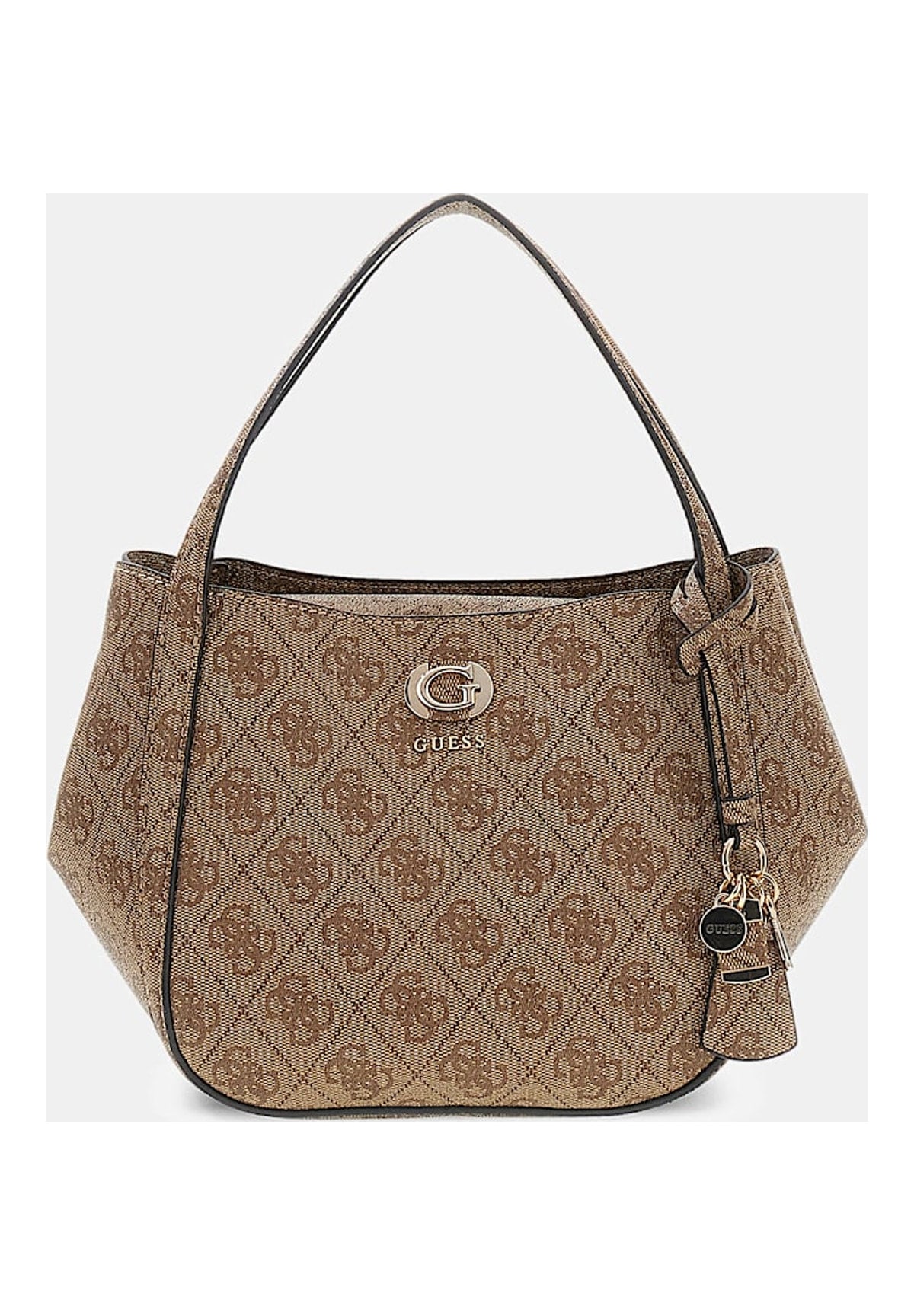 Borsa a Tracolla Coleen Logo Small Sa HWSG97 Latte Logo