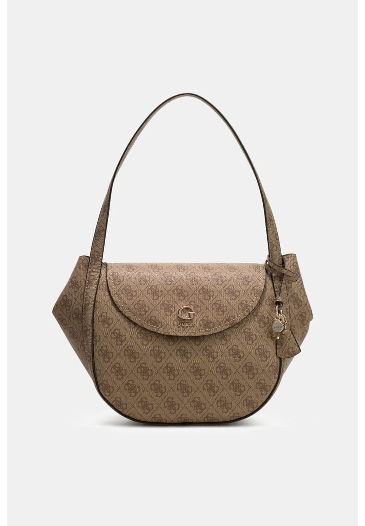 Borsa a Spalla Coleen Logo Small Sa HWSG97 Latte Logo