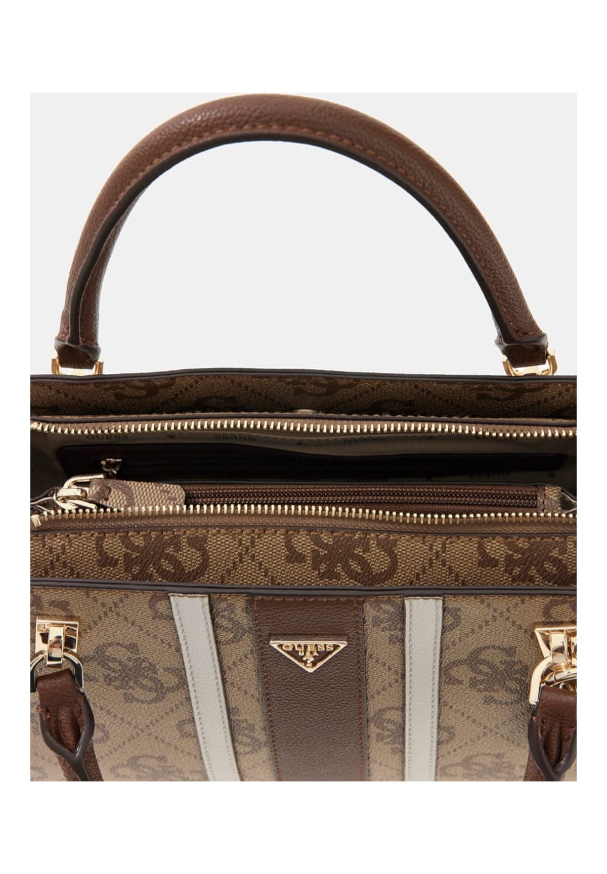 Borsa a Spalla Elsie Shoulder Bag HWSS96 Latte Logo, Brown