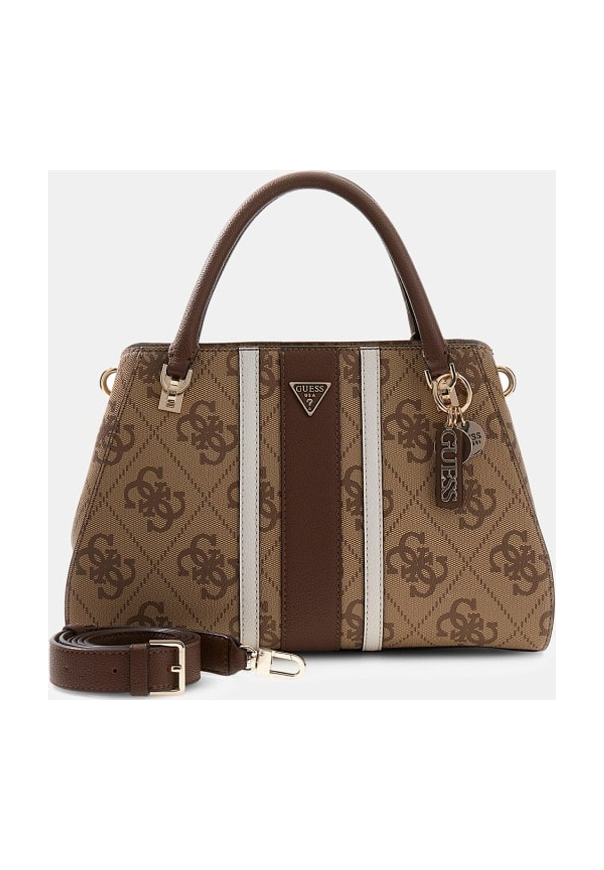 Borsa a Spalla Elsie Shoulder Bag HWSS96 Latte Logo, Brown