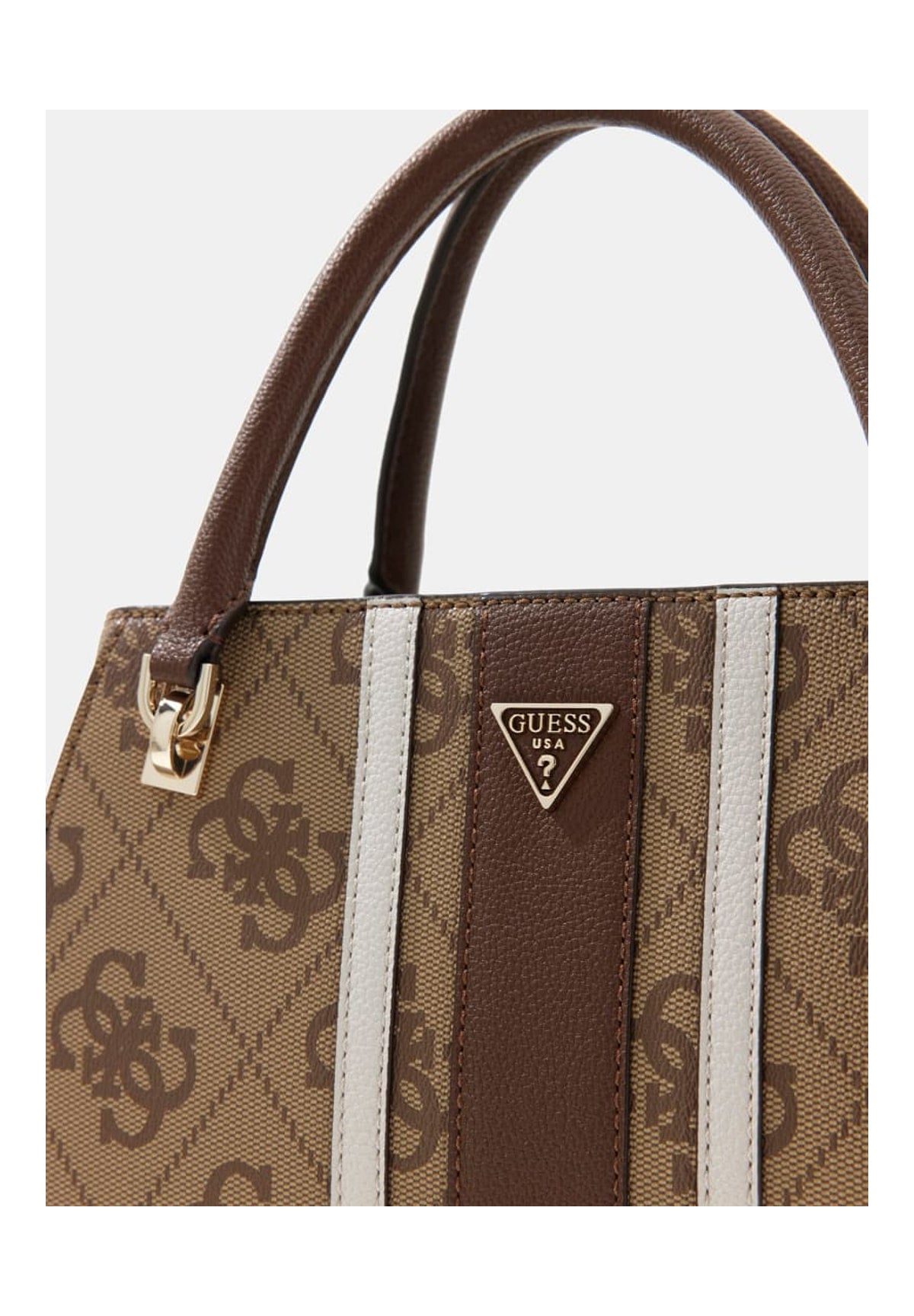 Borsa a Spalla Elsie Shoulder Bag HWSS96 Latte Logo, Brown