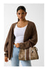 Guess Borsa a Spalla Elsie Shoulder Bag HWSS96 Coal Logo
