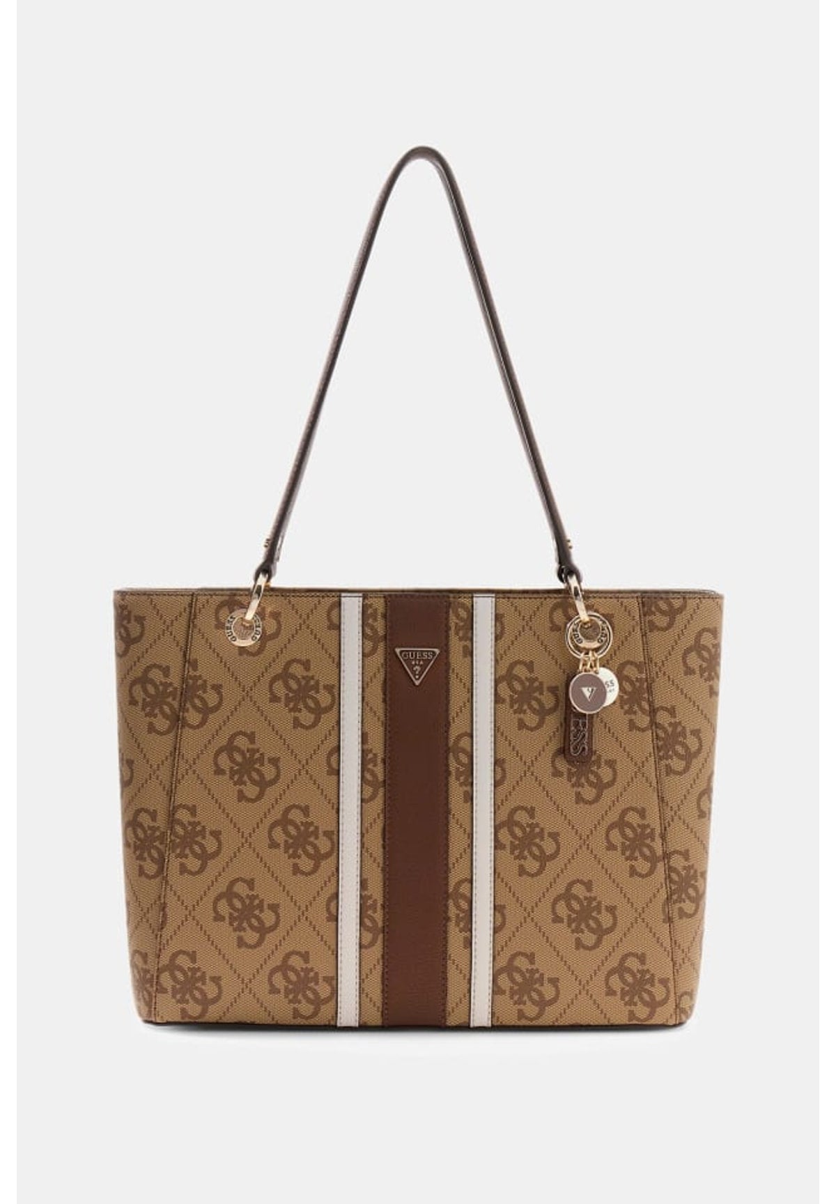 Borsa a Spalla Elsie Shoulder Bag HWSS96 Latte Logo, Brown