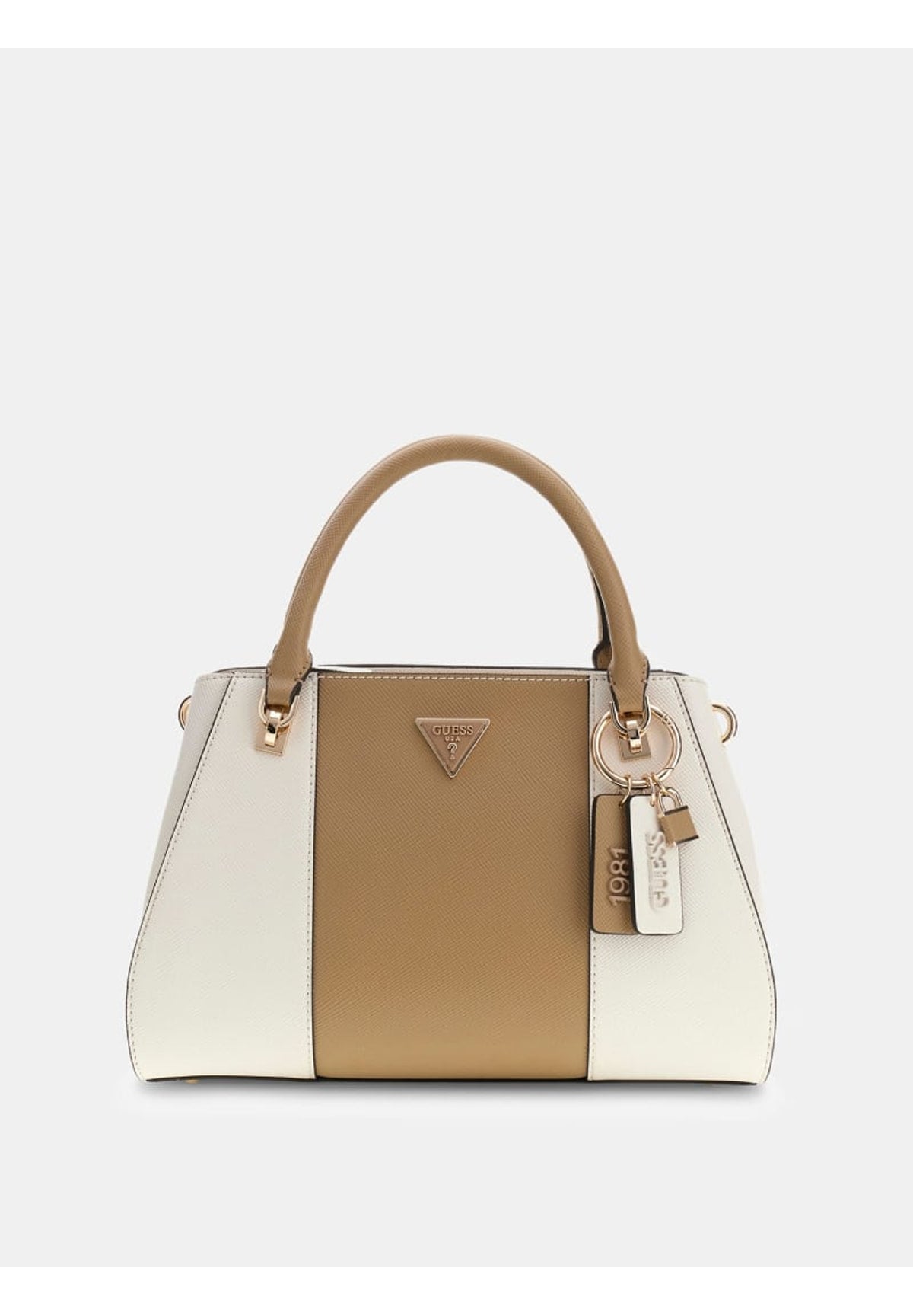 Borsa a Spalla Bramina Small Satche HWZG96 Off White, Beige