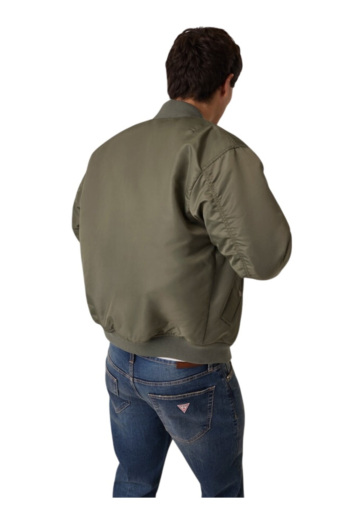 Giubbotto Bomber Gj Bomber Jkt M5RL81 Olive Light Green