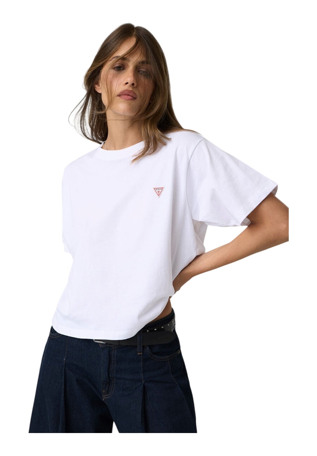 T-shirt a Maniche Corte Gj Ss Cn Boxy Mini T W4YI05 Pure White