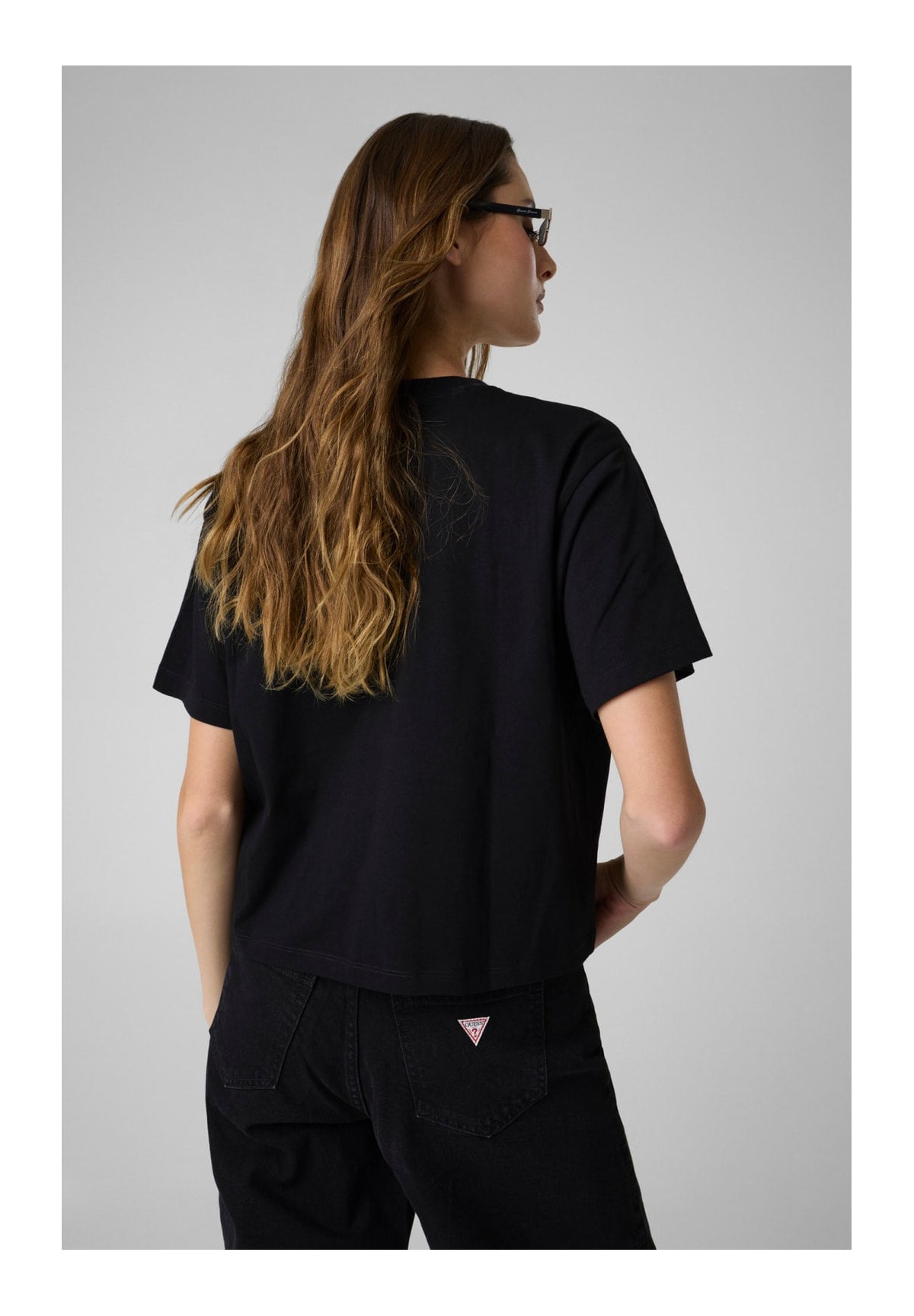 T-shirt a Maniche Corte Gj Ss Cn Boxy Mini T W4YI05 Jet Black A996
