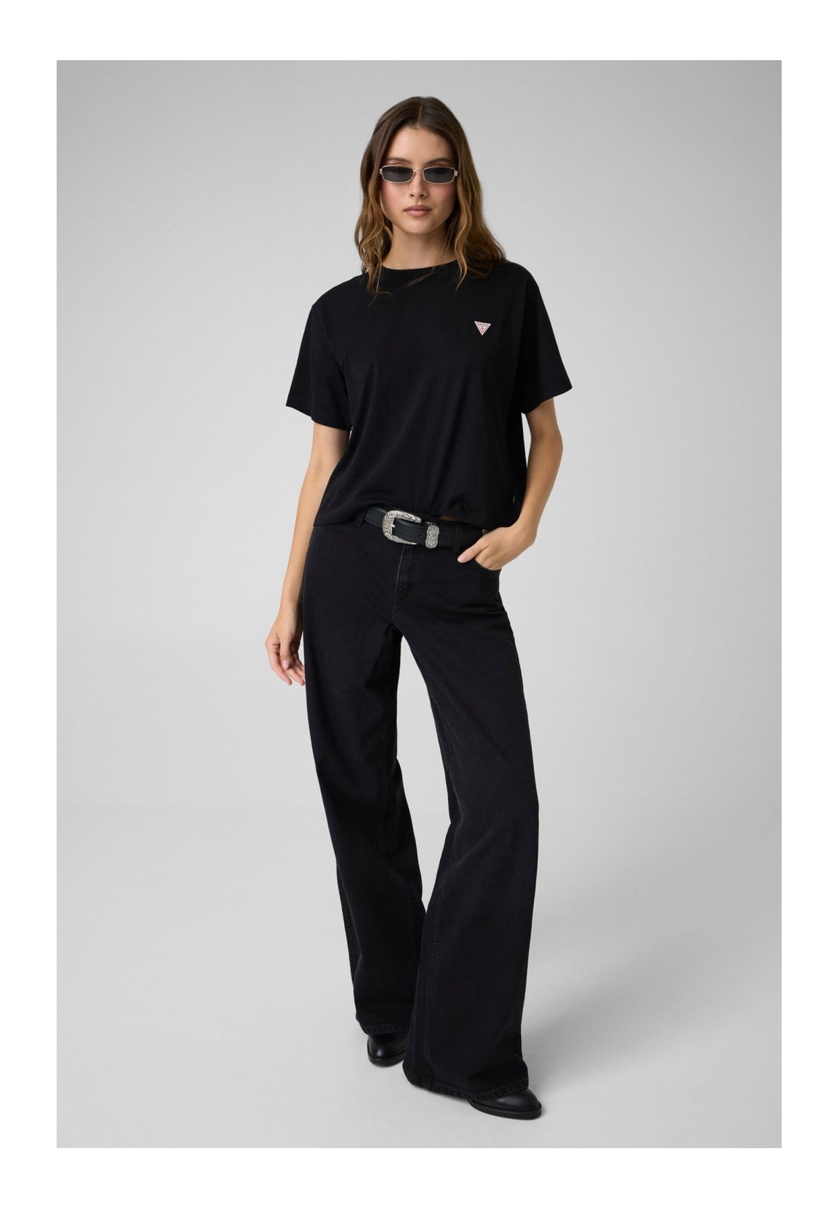 T-shirt a Maniche Corte Gj Ss Cn Boxy Mini T W4YI05 Jet Black A996