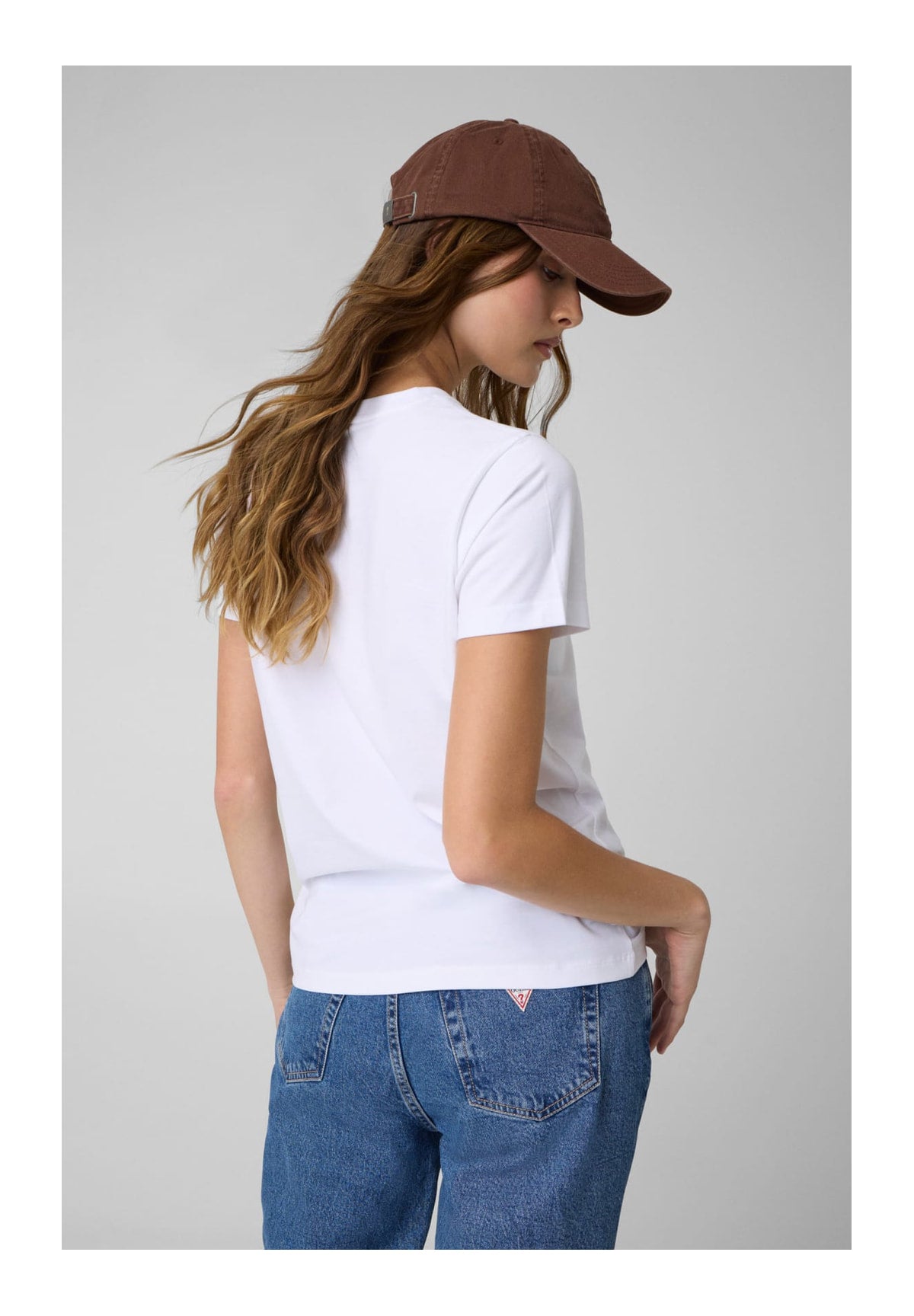 T-shirt a Maniche Corte Gj Ss Cn Reg Mini Tr W4YI10 Pure White