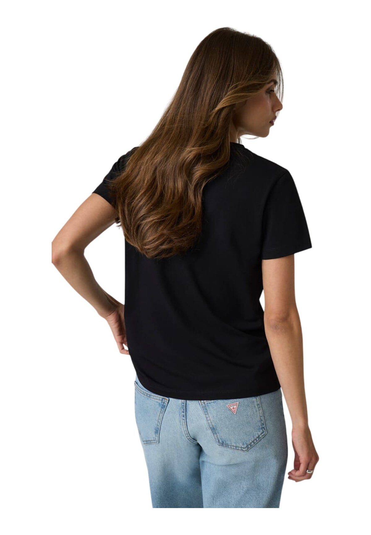 T-shirt a Maniche Corte Gj Ss Cn Reg Mini Tr W4YI10 Jet Black A996
