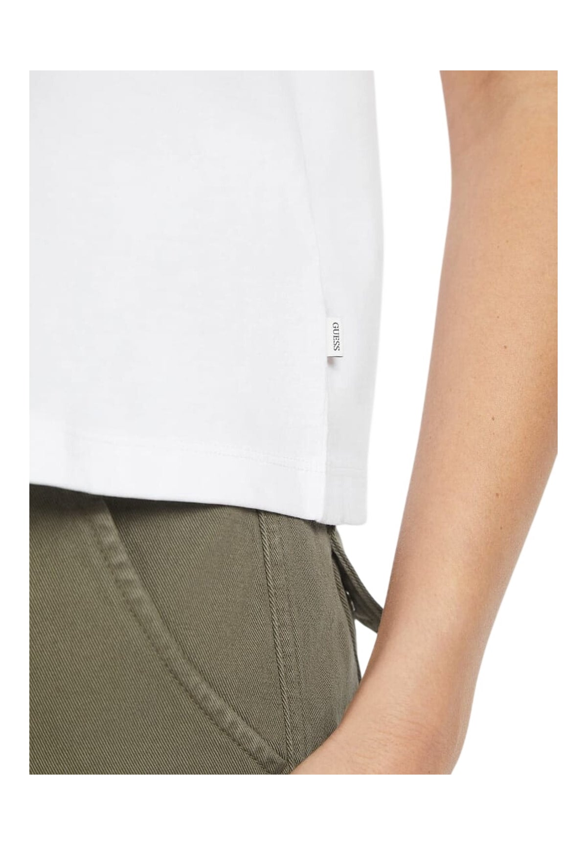 T-shirt a Maniche Corte Gj Ss Cn Boxy Iconic W4YI73 Pure White