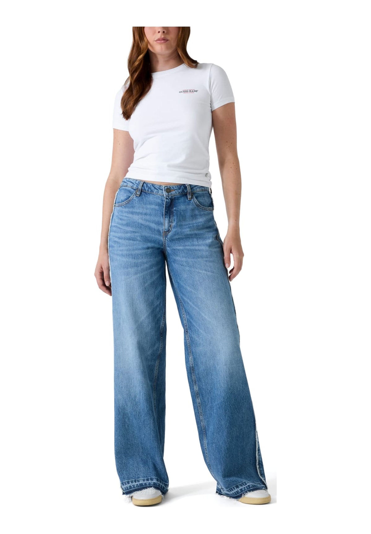 Jeans Gj G11 Wide Leg Seam W6BA18 Gj Vein Medium Used