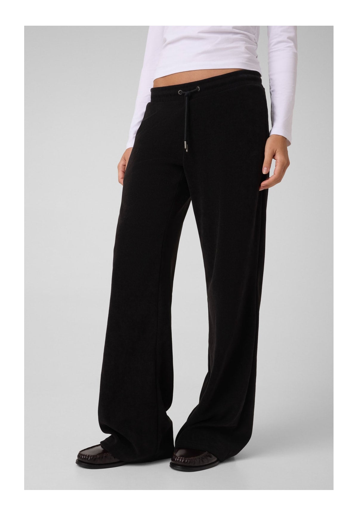 Pantaloni Tuta Gj Rib Track Pant W6BB05 Jet Black A996
