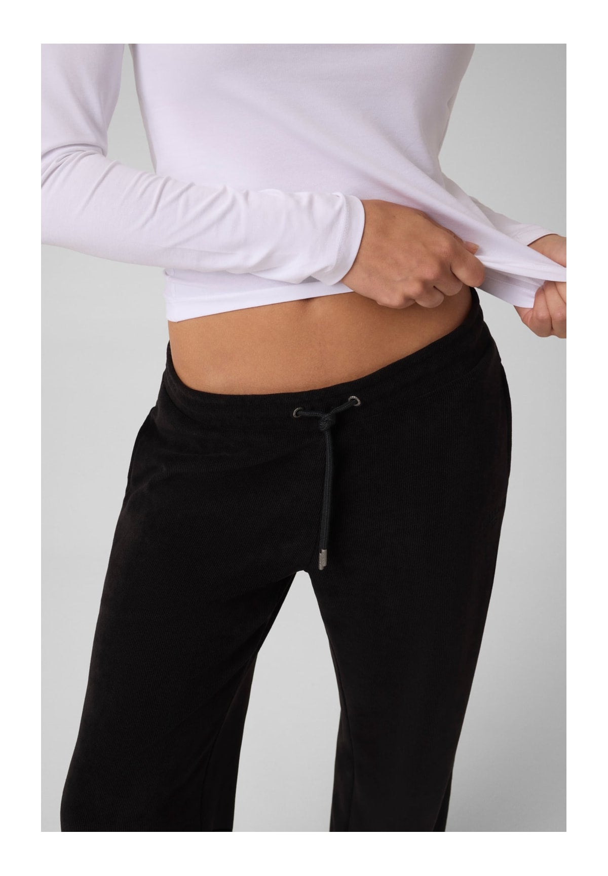 Pantaloni Tuta Gj Rib Track Pant W6BB05 Jet Black A996