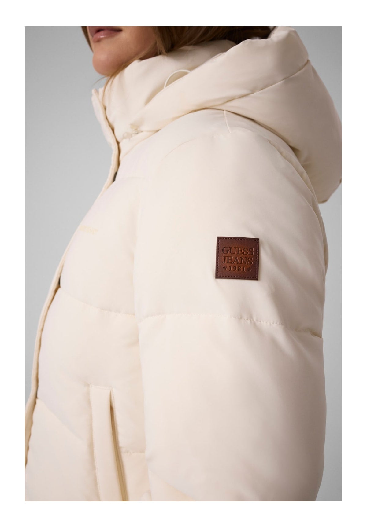 Piumino Pesante Gj Cropped Puffer Ja W6BL25 Sandy Shore
