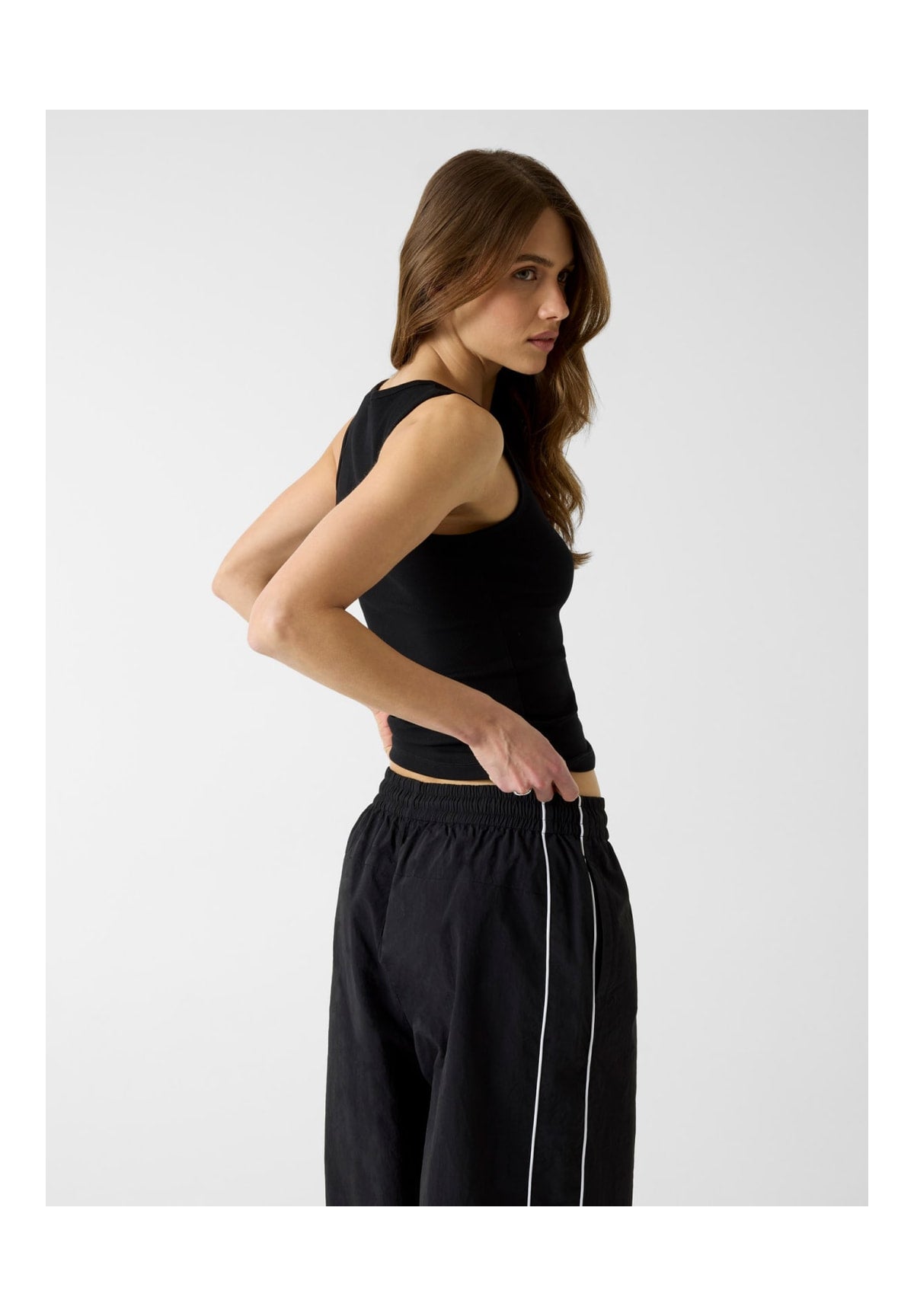 Canotta Gj Star Embro Rib Ta W6YP12 Jet Black A996