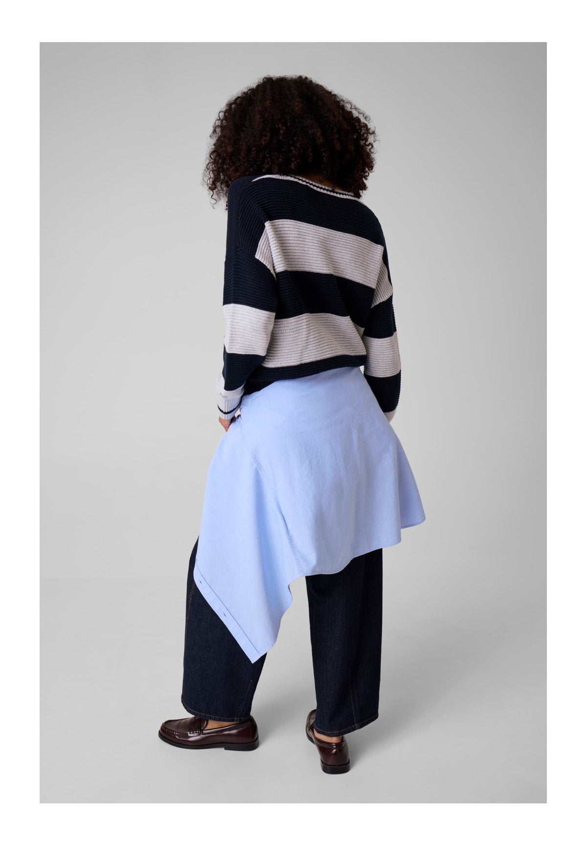 Maglione con Scollo a V Gj Ls Vn Ottoman Str W6YR01 Daring Ocean And Lig