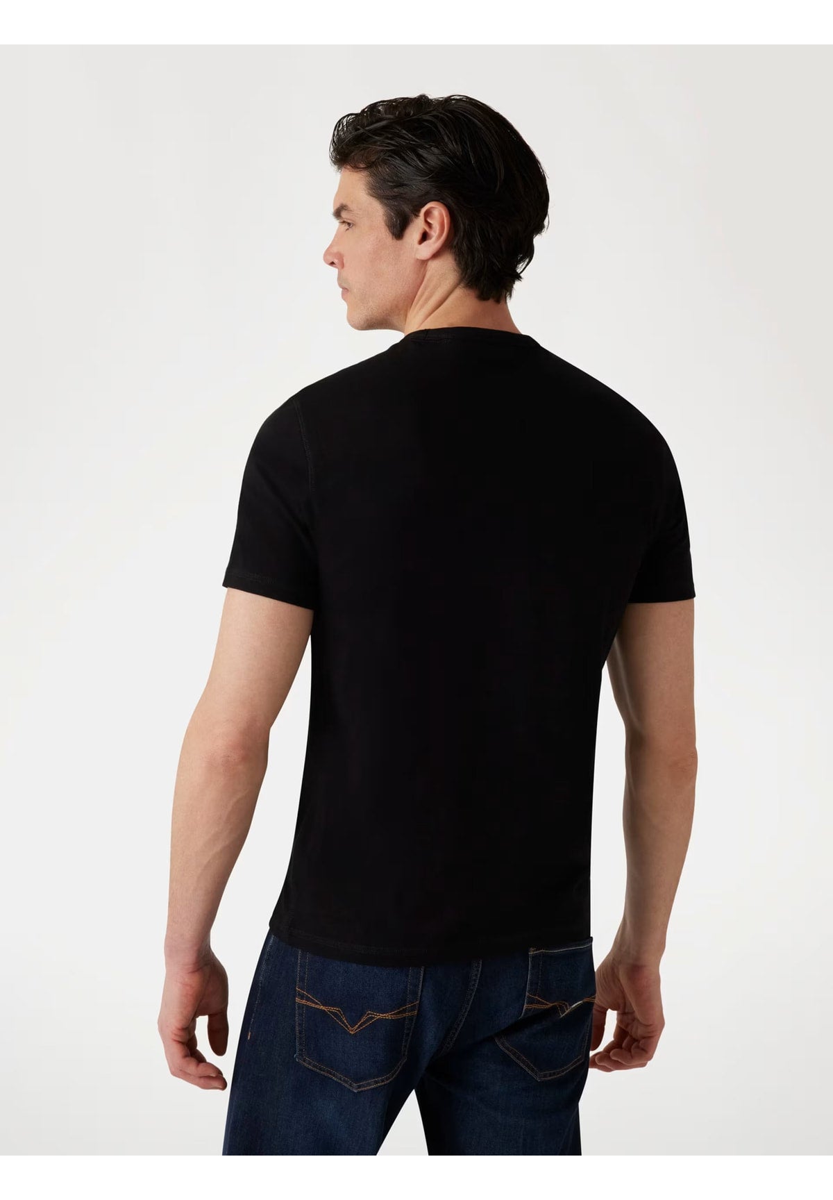 T-shirt a Maniche Corte Ss Cn Guess Logo Tee M5GI07 Jet Black A996