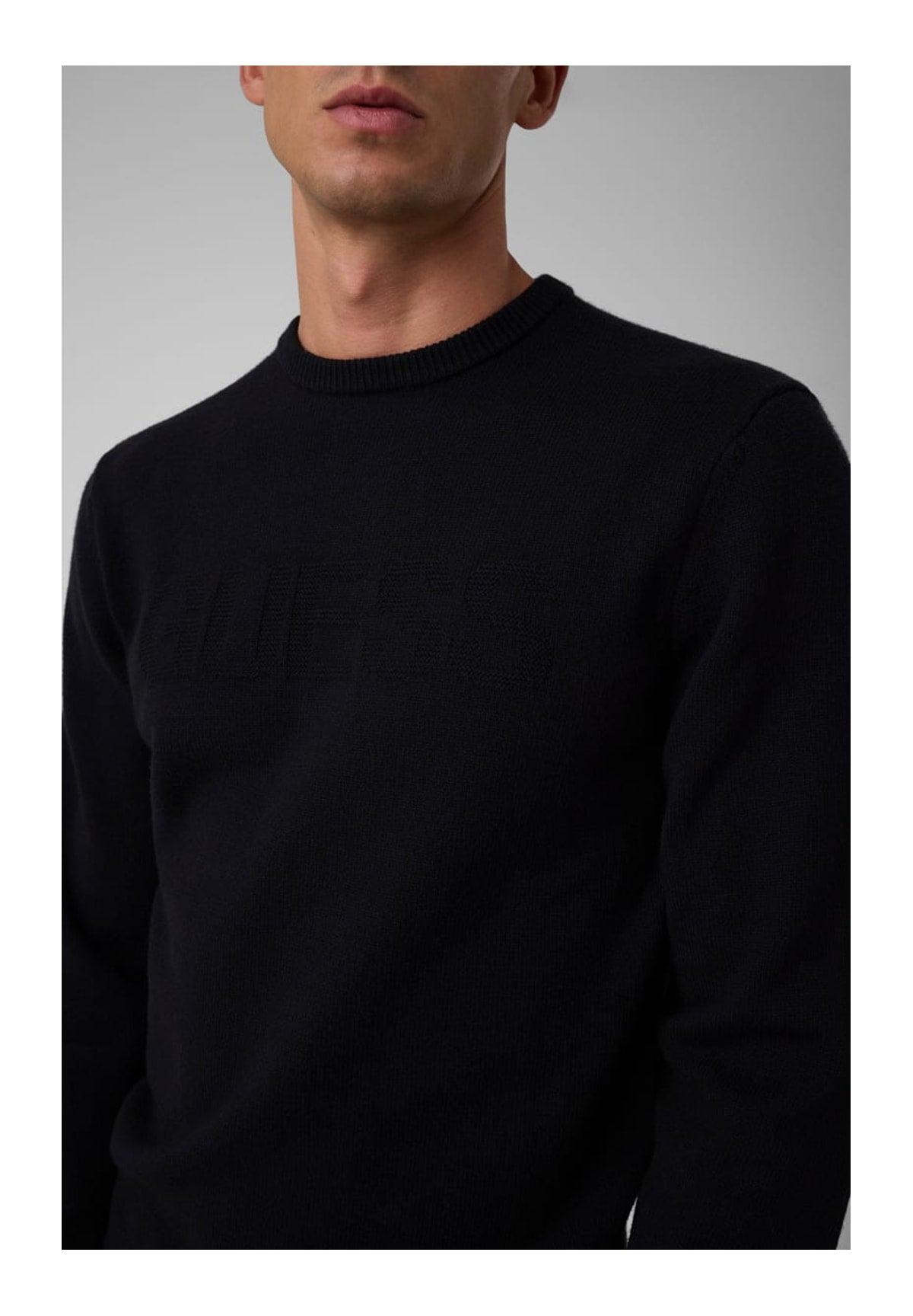 Maglione Girocollo Noburo Cn Logo Rever M6BR16 Jet Black A996