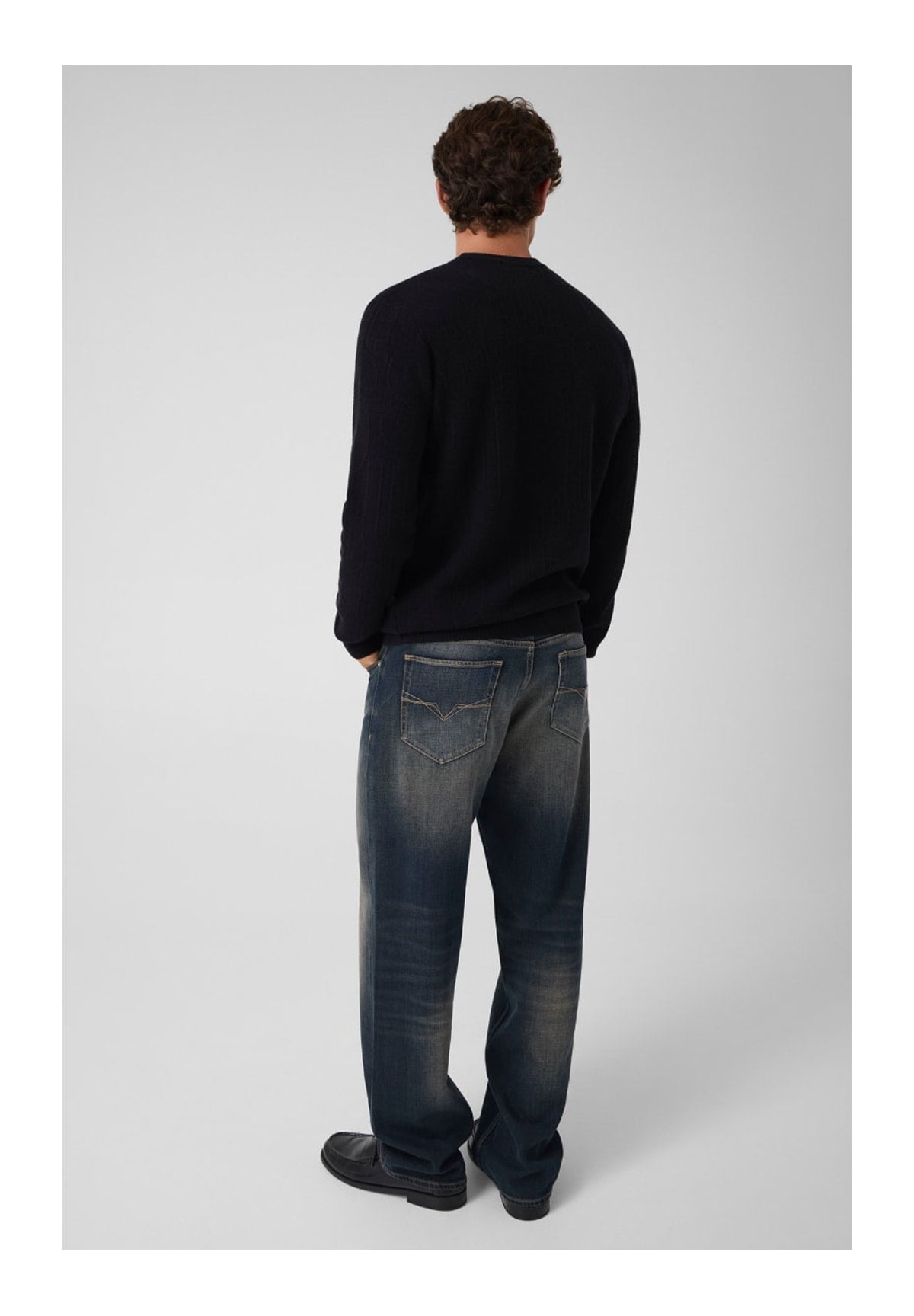 Maglione Girocollo Nestor Cn Allover Lo M6BR23 Allover Logo Jblk