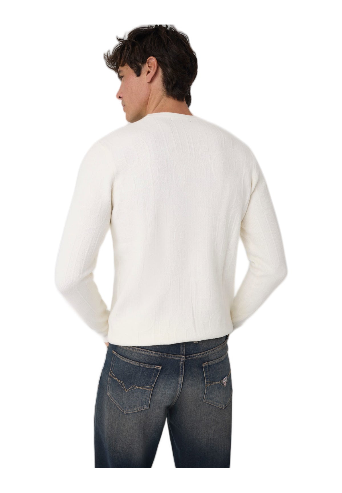Maglione Girocollo Nestor Cn Allover Lo M6BR23 Allover Logo A00O