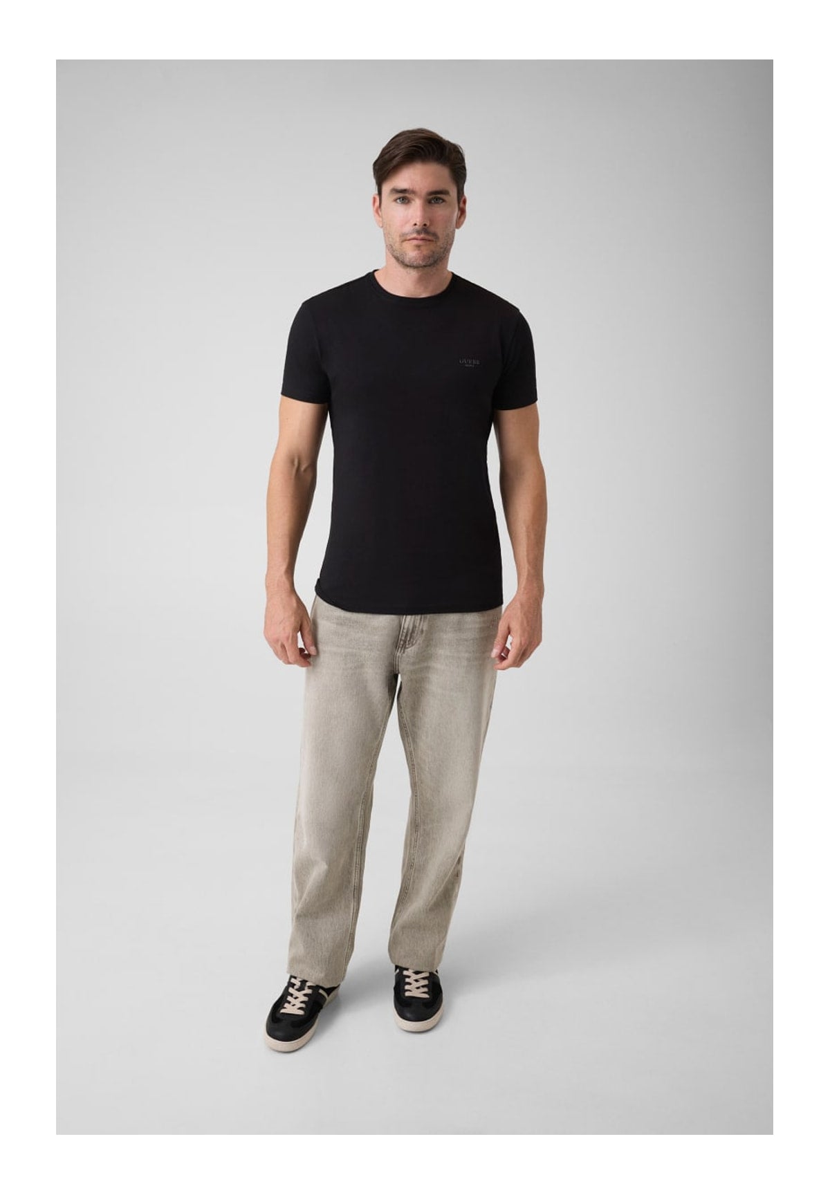 T-shirt a Maniche Corte Cn Ss Core Extra Sl M6YI24 Jet Black A996
