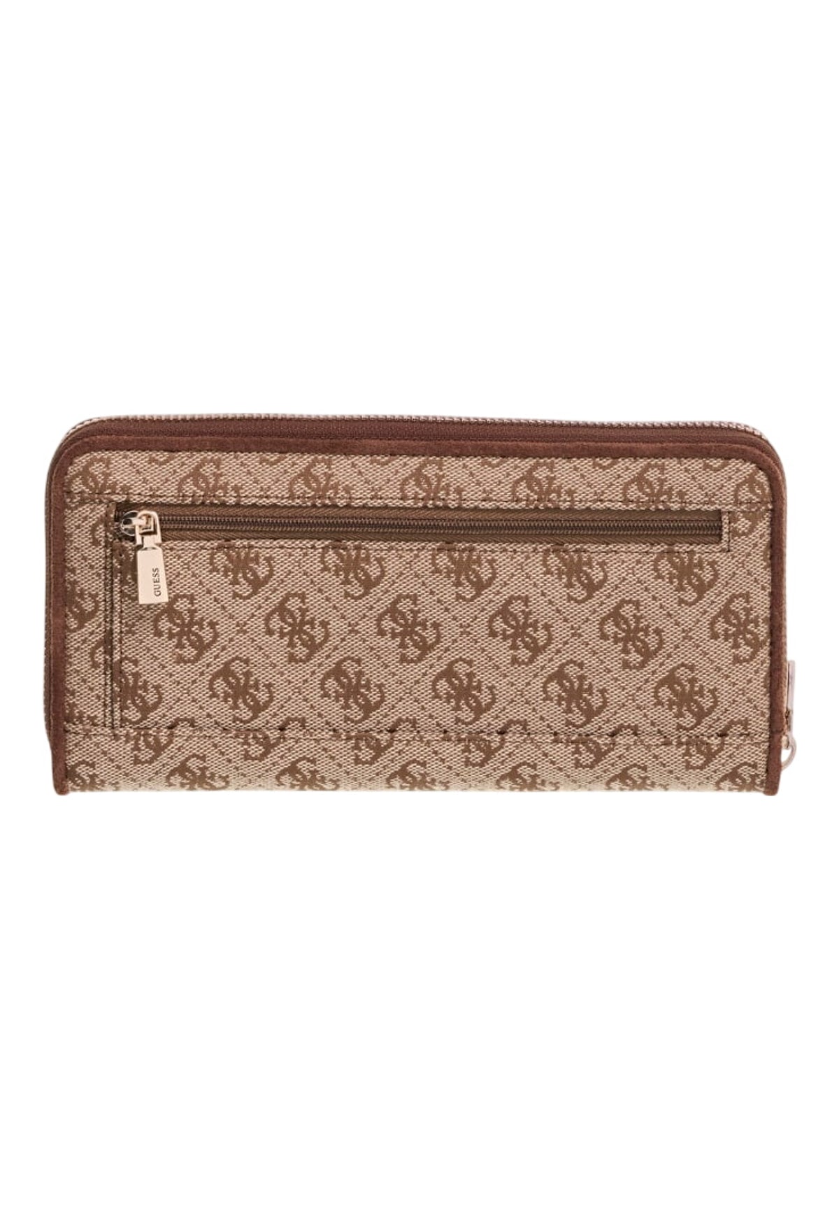 Portafoglio Samantha Slg Med Zip SWJG23 Latte Logo, Brown