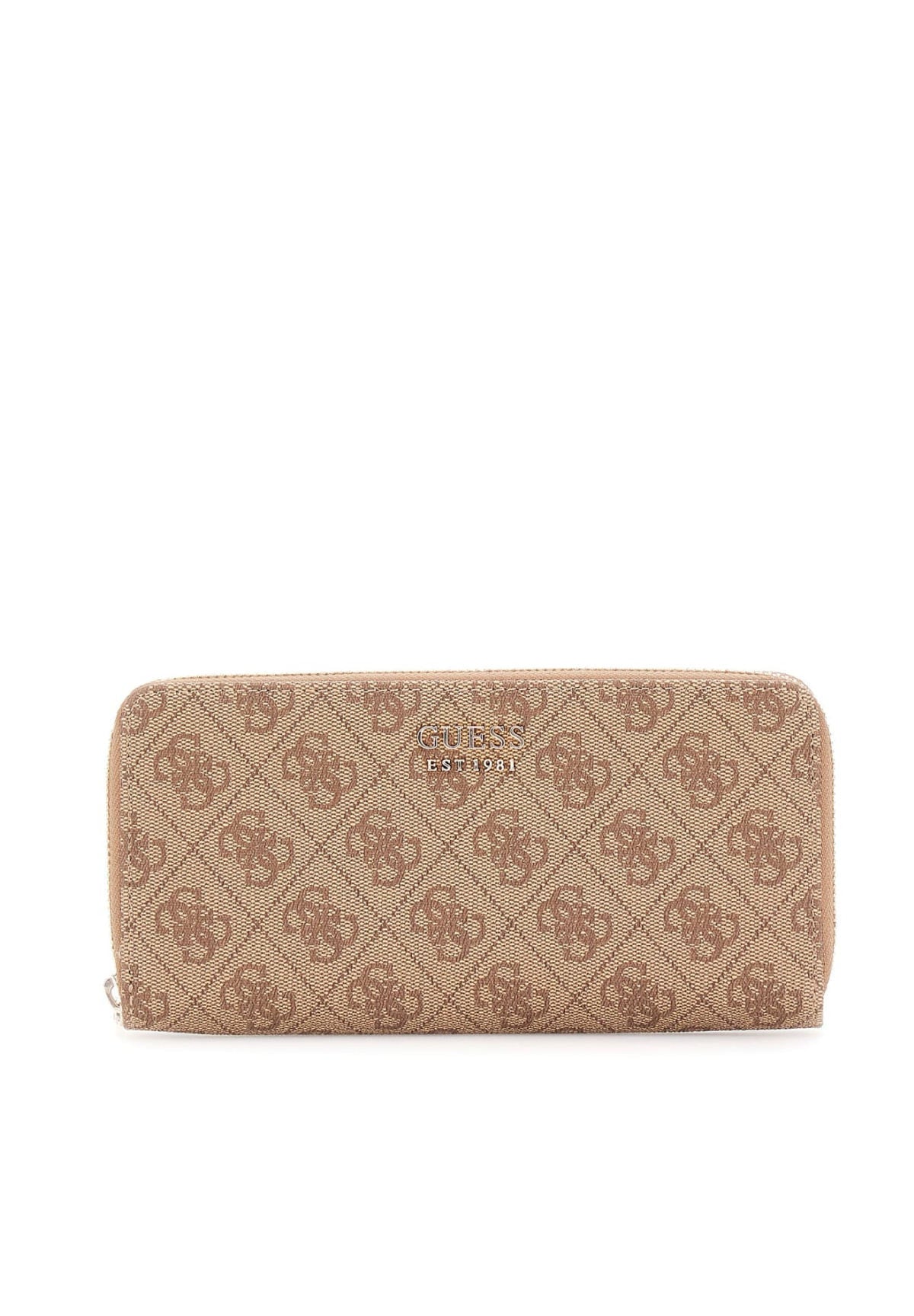 Portafoglio Brenton Slg Med Zip SWLG96 Latte Logo