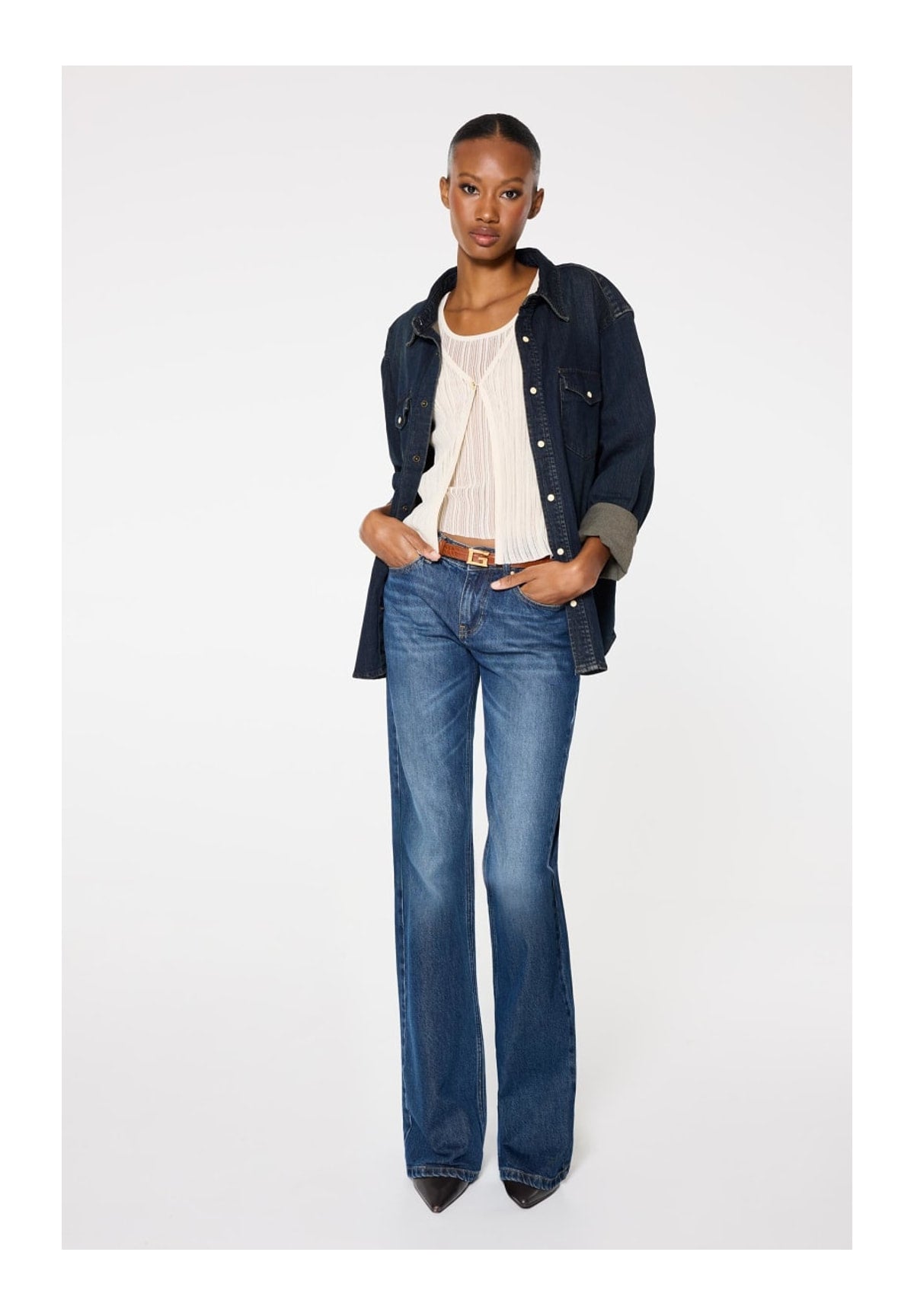 Jeans Beverly Low Rise W6BAJ7 Fireside Dark
