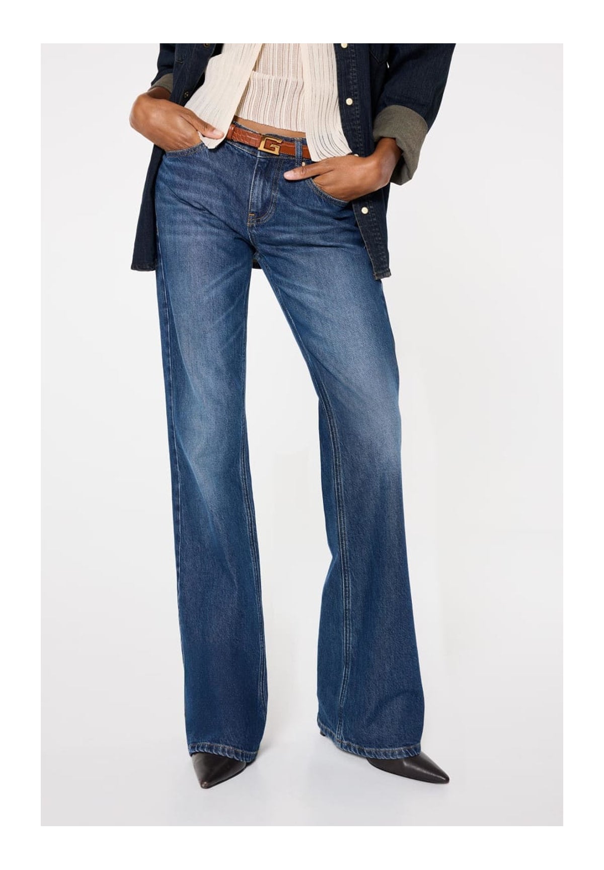 Jeans Beverly Low Rise W6BAJ7 Fireside Dark