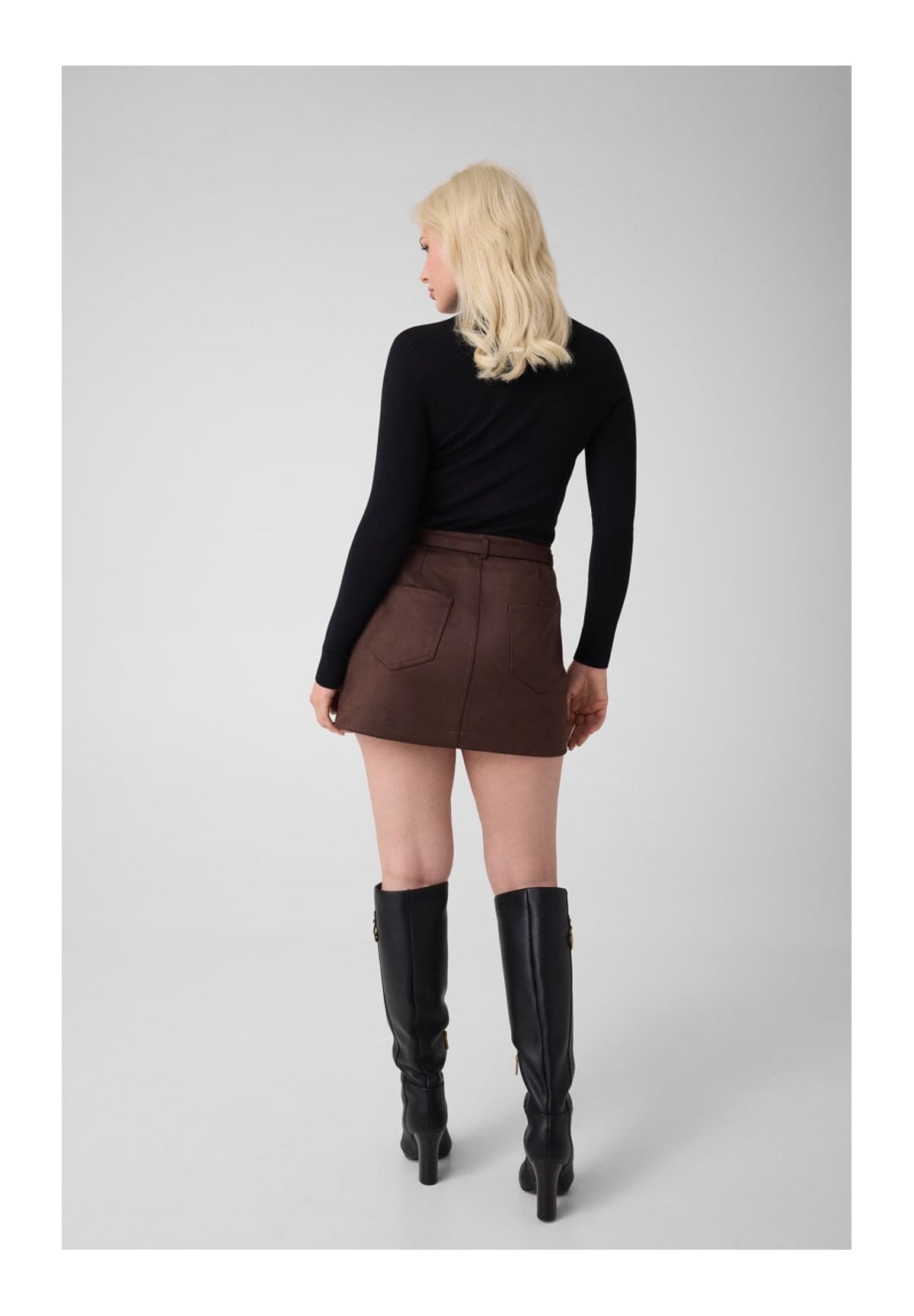 Maglione Collo Alto Ls Tn Hallie Triangl W6BR54 Jet Black A996
