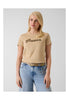 Guess T-shirt a Maniche Corte Ss Cn Beads Script T W6YI29 Cream White