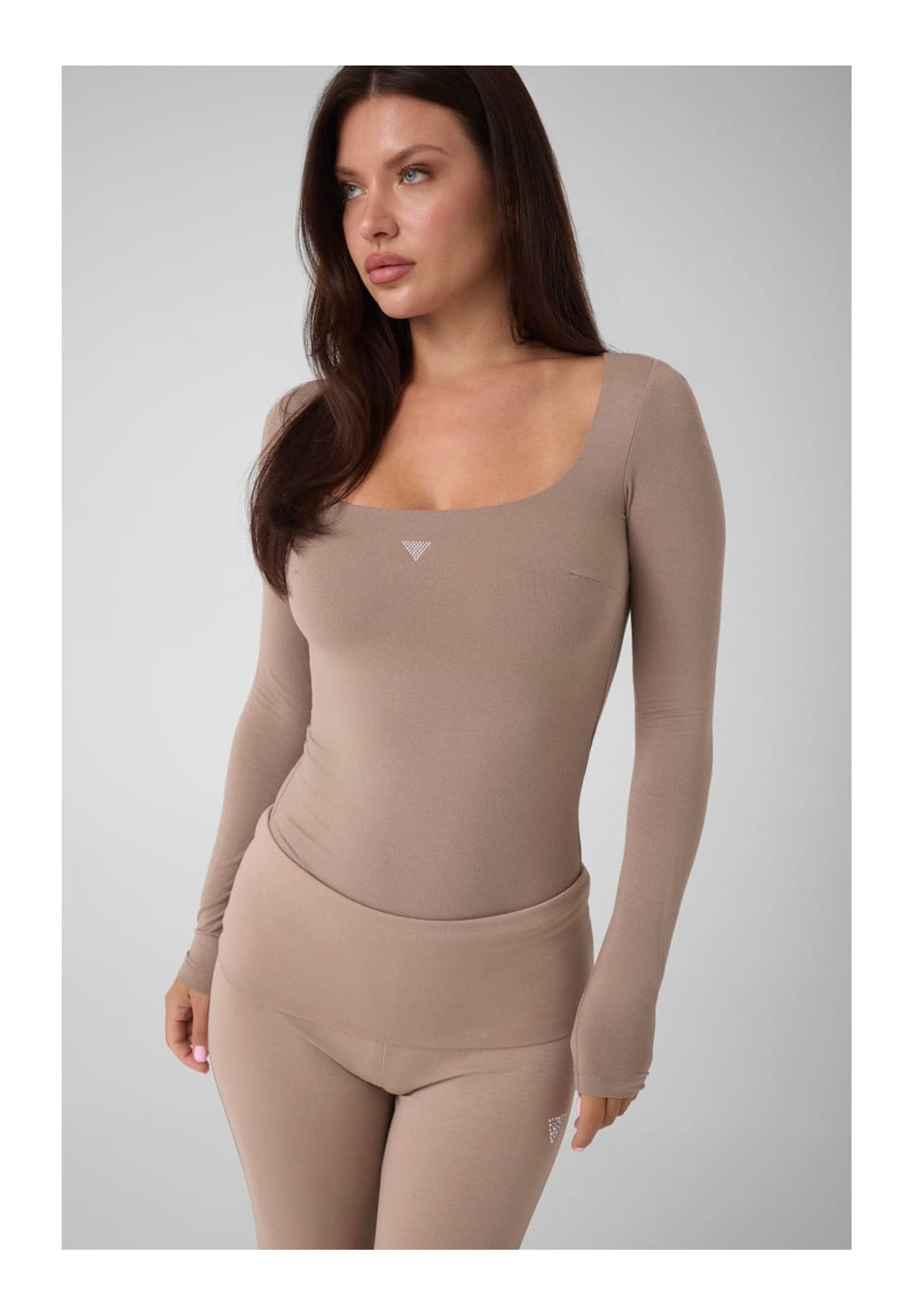 Body Ls Square Nk Larissa W6YP21 Silk Taupe