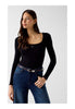Guess Body Ls Square Nk Larissa W6YP21 Silk Taupe