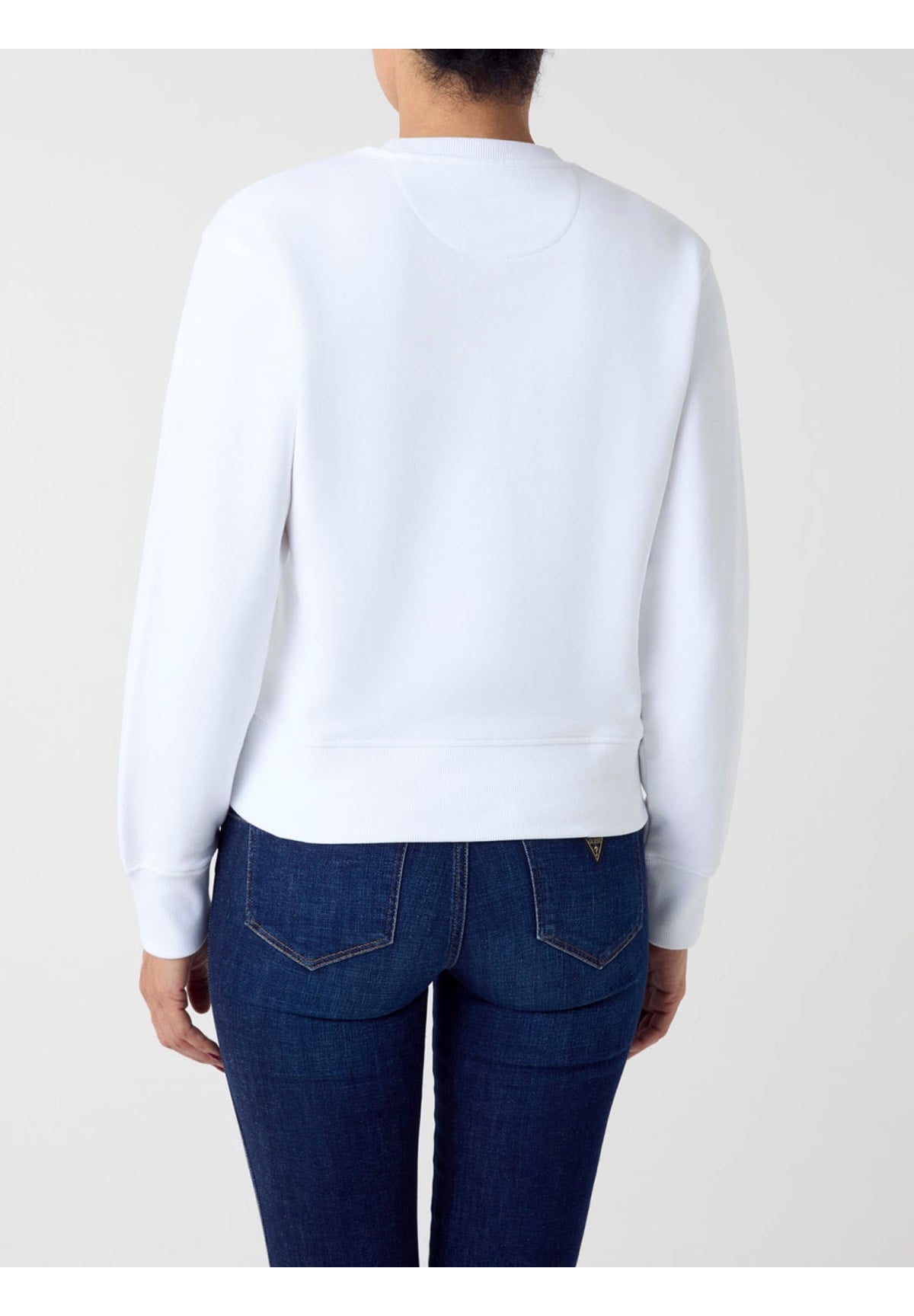 Felpa Girocollo New Cn Basic Triangl W6YQ04 Pure White