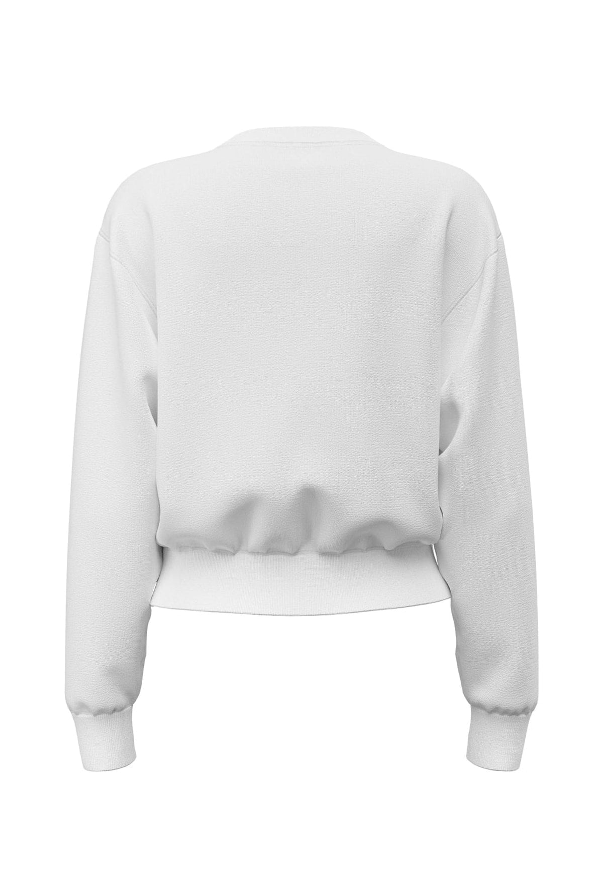 Felpa Girocollo New Cn Basic Triangl W6YQ04 Pure White