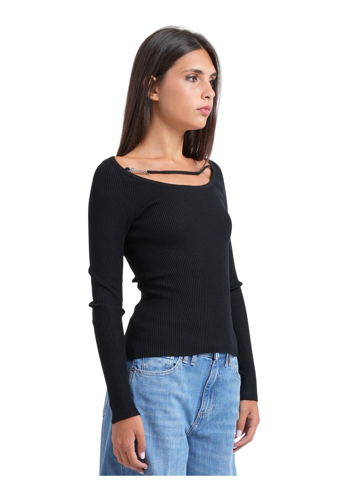 Maglia Ls Meghan Swtr W6YR22 Jet Black A996