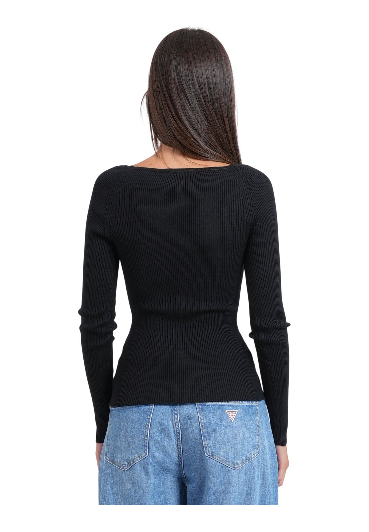 Maglia Ls Meghan Swtr W6YR22 Jet Black A996