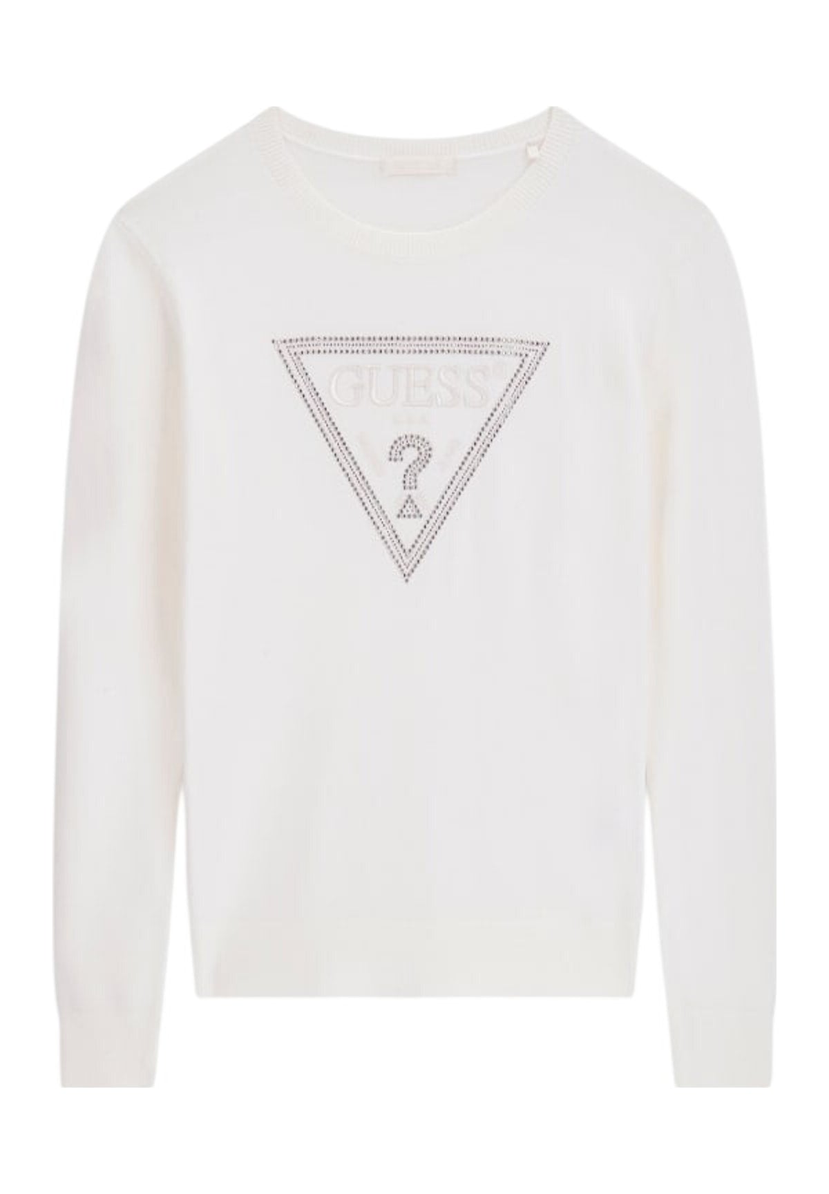 Maglione Girocollo Ls Cn Katie Triangle W6YR28 Cream White