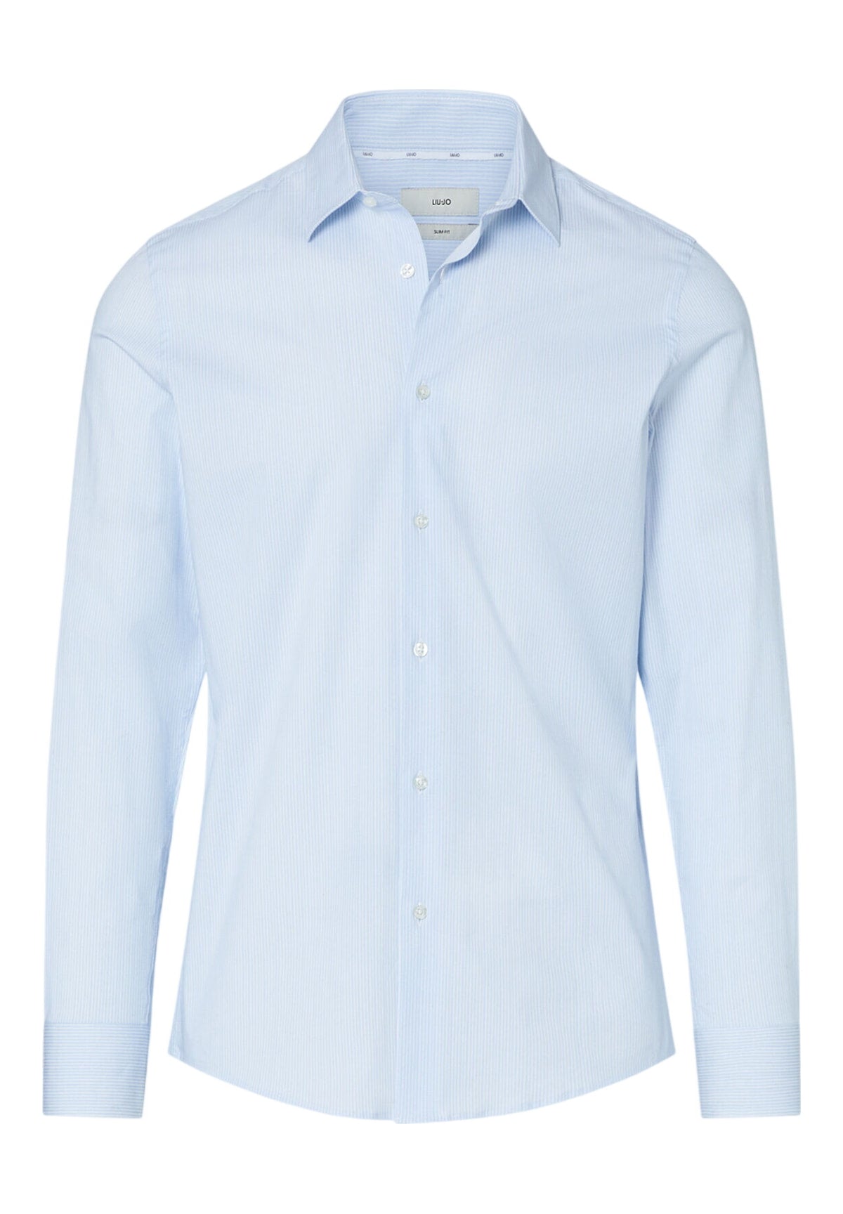 Camicia a Maniche Lunghe QF6004 Riga White, Sky