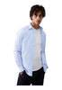 Liu Jo Camicia a Maniche Lunghe QF6004 Riga White, Sky