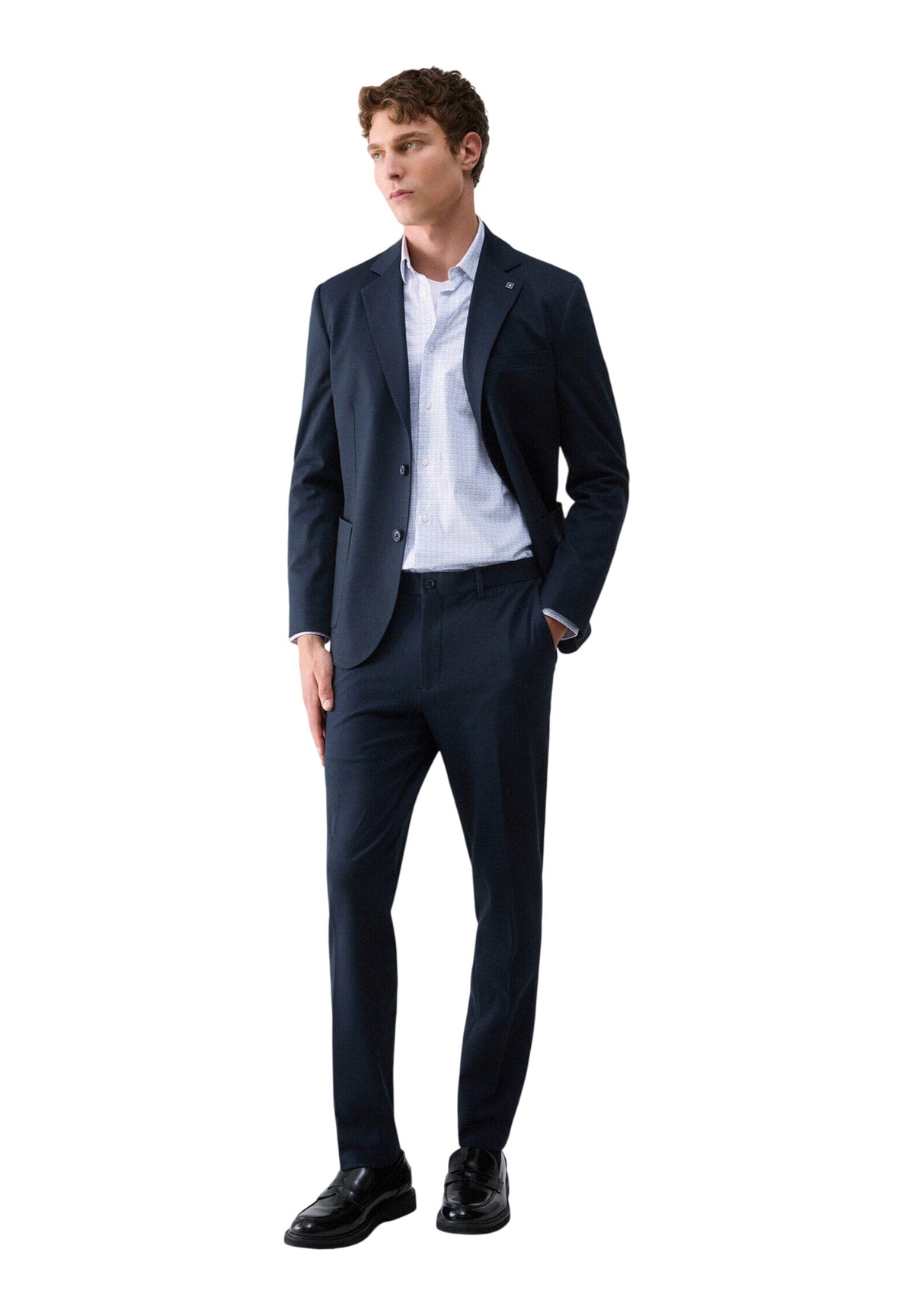 Camicia a Maniche Lunghe QF6004 Cielo Square