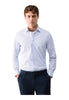 Liu Jo Camicia a Maniche Lunghe QF6004 Riga White, Sky